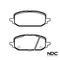 N54949ECO - ECO1651 PASTILHA FREIO - 55924 - NDCPECAS