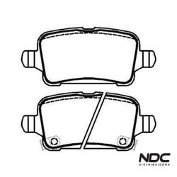 N54966ECO - ECO1577 PASTILHA FREIO - 55941 - NDCPECAS
