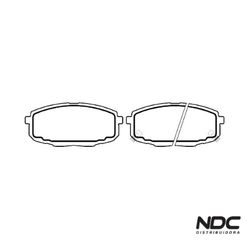 N47642ECO - ECO1428 PASTILHA FREIO - 55972 - NDCPECAS