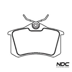 N50207ECO - ECO1245 PASTILHA FREIO - 56014 - NDCPECAS