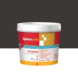 Ecopoxi Ligamax - Preto 1KG - NetKoll