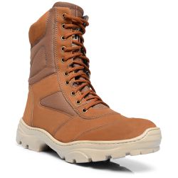 Bota Militar Conhaque + Brinde Palmilha em Gel - 1... - NETONY