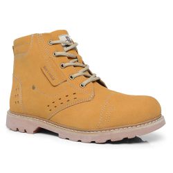 Bota Cross Mostarda + Brinde Palmilha em Gel - 700... - NETONY