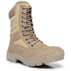 Bota Militar Areia + Brinde Palmilha em Gel - 1000... - NETONY