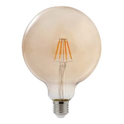 LÂMPADA LED FILAM. GLOBO G125 4W BC QUENTE 2200K E... - Alfa Materiais Elétricos