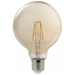 LÂMPADA LED FILAM. GLOBO G95 4W BC QUENTE 2200K E2... - Alfa Materiais Elétricos