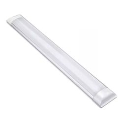 Luminária Tubular Slim Linear 18w Branco Frio 50cm... - Alfa Materiais Elétricos