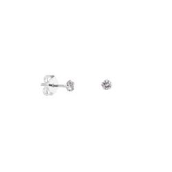 BRINCO ZIRCONIA REDONDO 3MM - New prata e cia