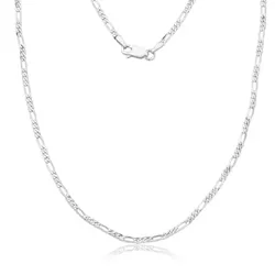 CORRENTE PRATA 925 3X1 FLAT 3MM 60CM - New prata e cia