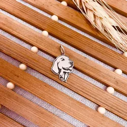 PINGENTE CACHORRO GOLDEN LASER PERSONALIZADO - New prata e cia