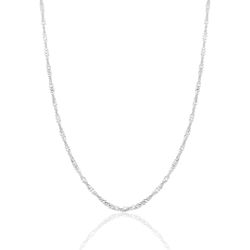 CORRENTE PRATA 925 SINGAPURA 50CM - New prata e cia