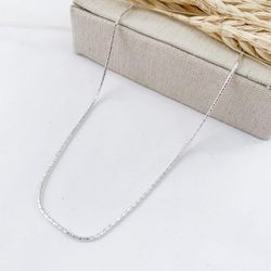CORRENTE PRATA 925 RABO DE RATO OCA 40CM - New prata e cia