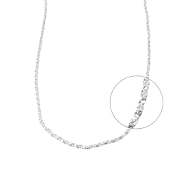 CORRENTE PRATA 925 CARTIER TORCIDA 45CM - New prata e cia