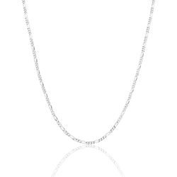 CORRENTE PRATA 925 FLAT 3X1 45CM - New prata e cia
