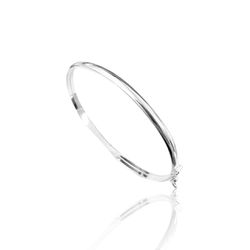 BRACELETE PRATA 925 MEIA CANA GROSSO - New prata e cia