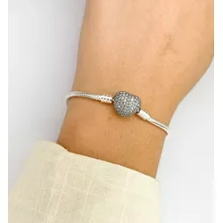 PULSEIRA PRATA 925 BERLOQUE TAMBOR CORACAO CRAVEJA... - New prata e cia