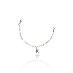 PULSEIRA INFANTIL ESTRELA DO MAR PRATA 925 - New prata e cia