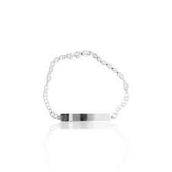 PULSEIRA PLACA PERSONALIZADA PRATA 925 - New prata e cia