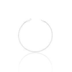 PULSEIRA MASCULINA GRUMET FINA PRATA 925 - New prata e cia