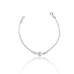 PULSEIRA BORBOLETA 2 ZIRCONIA PRATA 925 - New prata e cia