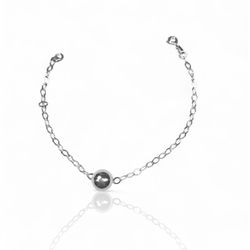 PULSEIRA BOLA 6MM PRATA 925 - New prata e cia