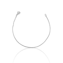 PULSEIRA RABO DE RATO FINA PRATA 925 - New prata e cia