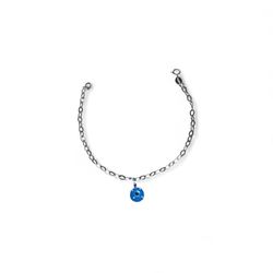 PULSEIRA 1 OLHO GREGO PENDURADO PRATA 925 - New prata e cia