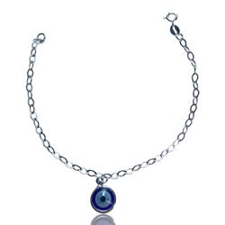 PULSEIRA OLHO GREGO GRANDE PRATA 925 - New prata e cia