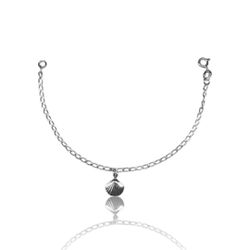 PULSEIRA CONCHA LINHA MAR PRATA 925 - New prata e cia