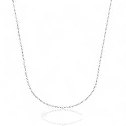 CORRENTE PRATA 925 CARTIER FINA 50CM - New prata e cia