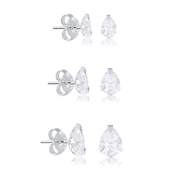TRIO ZIRCONIA GOTA - New prata e cia