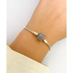 PULSEIRA PRATA 925 BERLOQUE TAMBOR CILINDRO ESCRIT... - New prata e cia