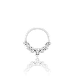 PIERCING TRABALHADO ZIRCONIA - New prata e cia