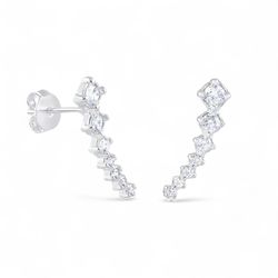 BRINCO EAR CUFF ZIRCONIA - New prata e cia