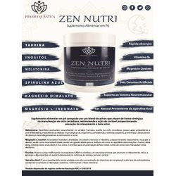 Suplemento Alimentar em Pó Zen Nutri Pharma Quânti... - New Quantic