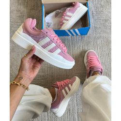 Adidas Campus x Bad Bunny Rosa- Couro - 83 - Distribuidora New Vitie 