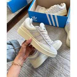 Adidas Campus x Bad Bunny Bege- COURO - BADB - Distribuidora New Vitie 
