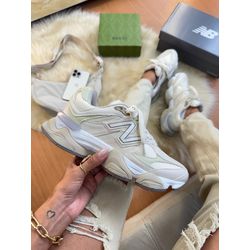 New Balance 9060 Creme com verde - 110 - Distribuidora New Vitie 