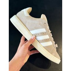 Unissex Adidas Campus 00S Bege- COURO - CPB - Distribuidora New Vitie 