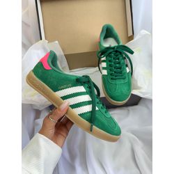 Adidas Gazelle Verde com Rosa - 009 - Distribuidora New Vitie 