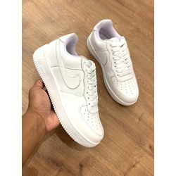 Tenis Air Force Todo Branco - FOR - NEW STEP