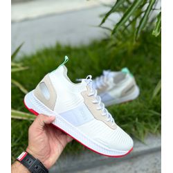 Tênis Hugo Boss Branco/Vermelho - HB1 - NEW STEP