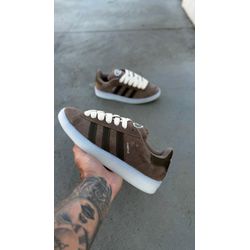 Tenis Adidas Campus CHOCOLATE/VERDE - 0008090300 - NEW STEP