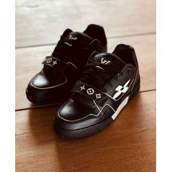 tenis louis vuitton 7 PRETO/BRANCO/GRAFITE - 00089... - NEW STEP