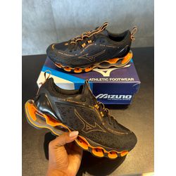 tenis mizuno 13 Preto/Laranja - 0009200167 - NEW STEP