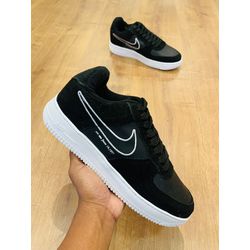 tenis air force CAMURÇA PTO/SL BCO - 0009180378 - NEW STEP