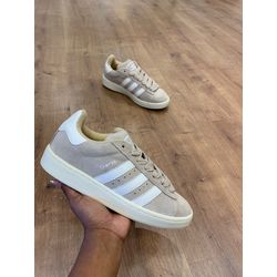 Tenis Adidas Campus BEGE ROSE/BRANCO - 0006610243 - NEW STEP