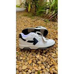 Tênis Sneaker Off White Branco Preto - 0006820048 - NEW STEP