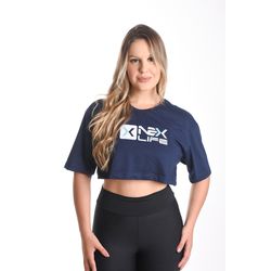 Cropped Algodão Nexlife Azul Marinho - Nex Life