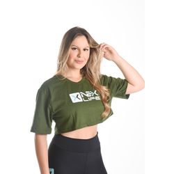 Cropped Algodão Nexlife - Verde Militar - Nex Life